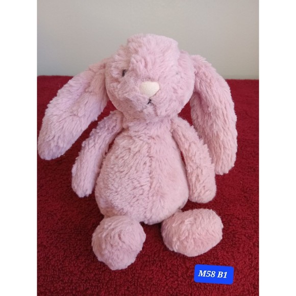 Jelly Cat Pink Stuffed Bunny Plush Toy - Picture 1 of 5
